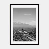 Salt Lake City Photo B&W No 1 Poster