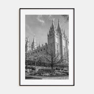 Salt Lake City Photo B&W No 2 Poster