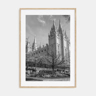 Salt Lake City Photo B&W No 2 Poster