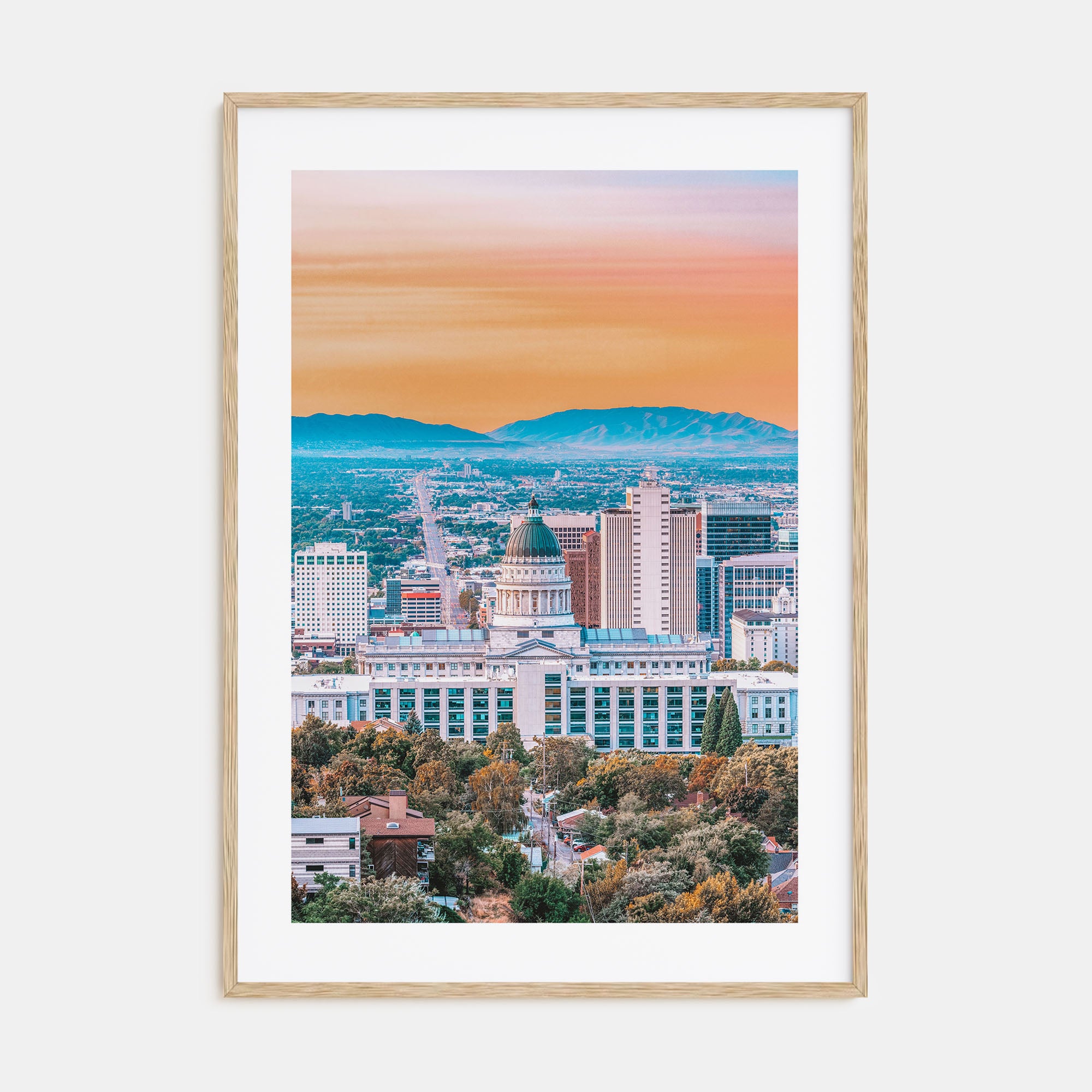 Salt Lake City Photo Color No 1 Poster