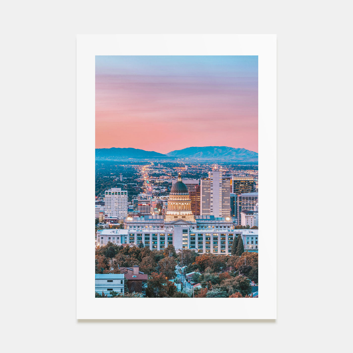 Salt Lake City Photo Color No 2 Poster