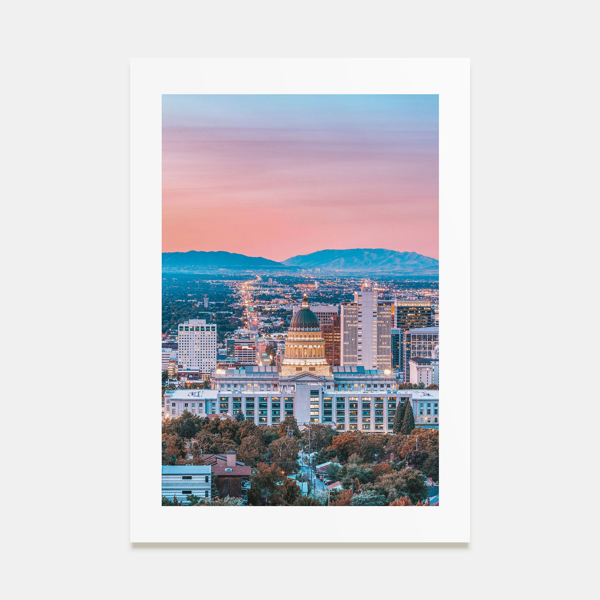 Salt Lake City Photo Color No 2 Poster