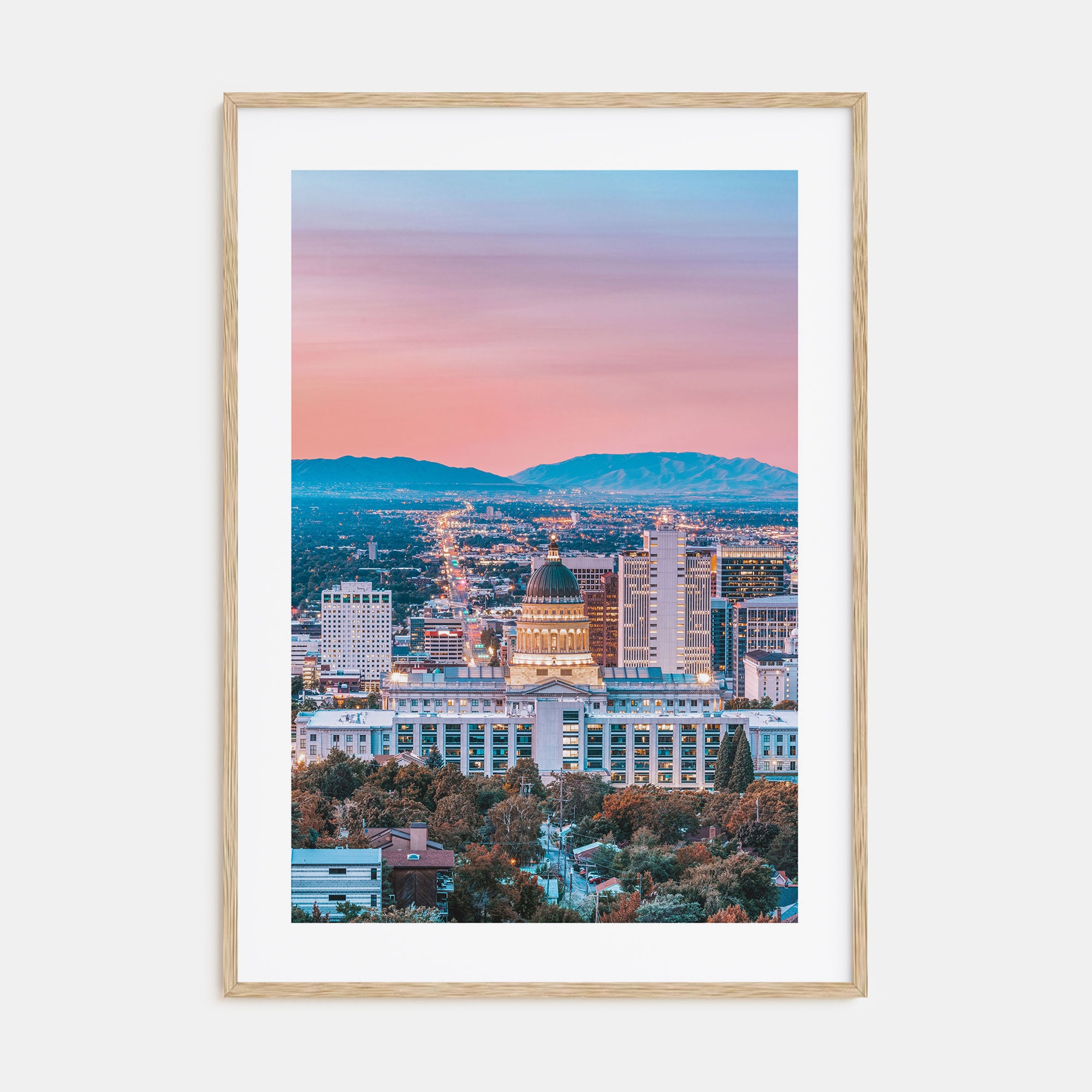 Salt Lake City Photo Color No 2 Poster