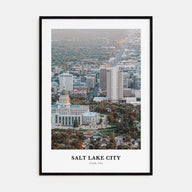 Salt Lake City Portrait Color Poster