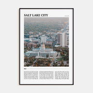 Salt Lake City Travel Color Poster