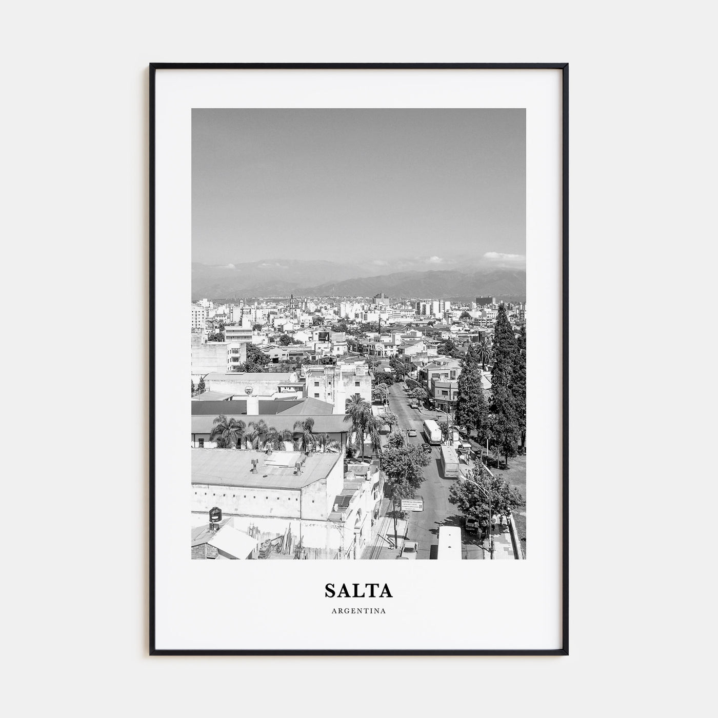 Salta Portrait B&W Poster
