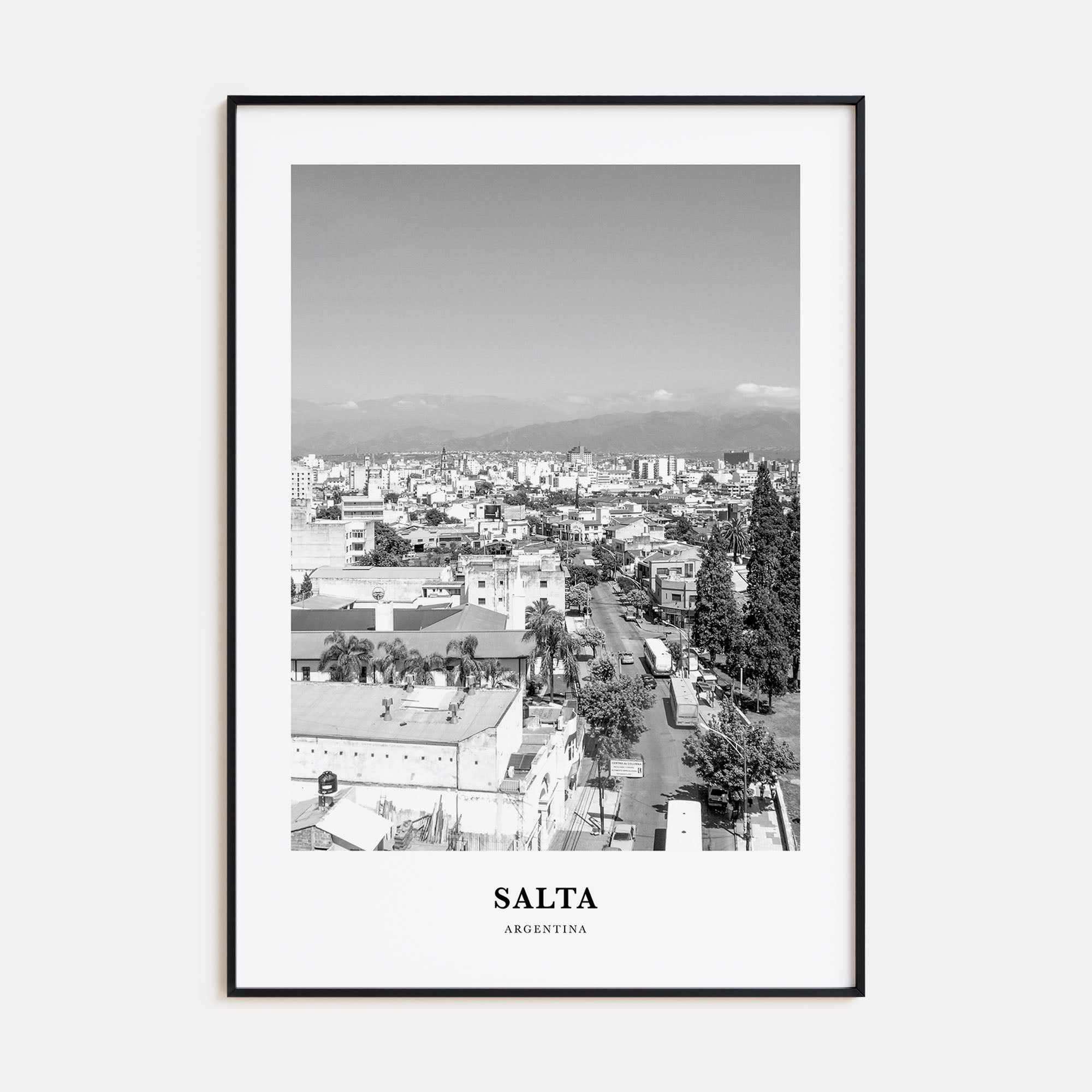 Salta Portrait B&W Poster