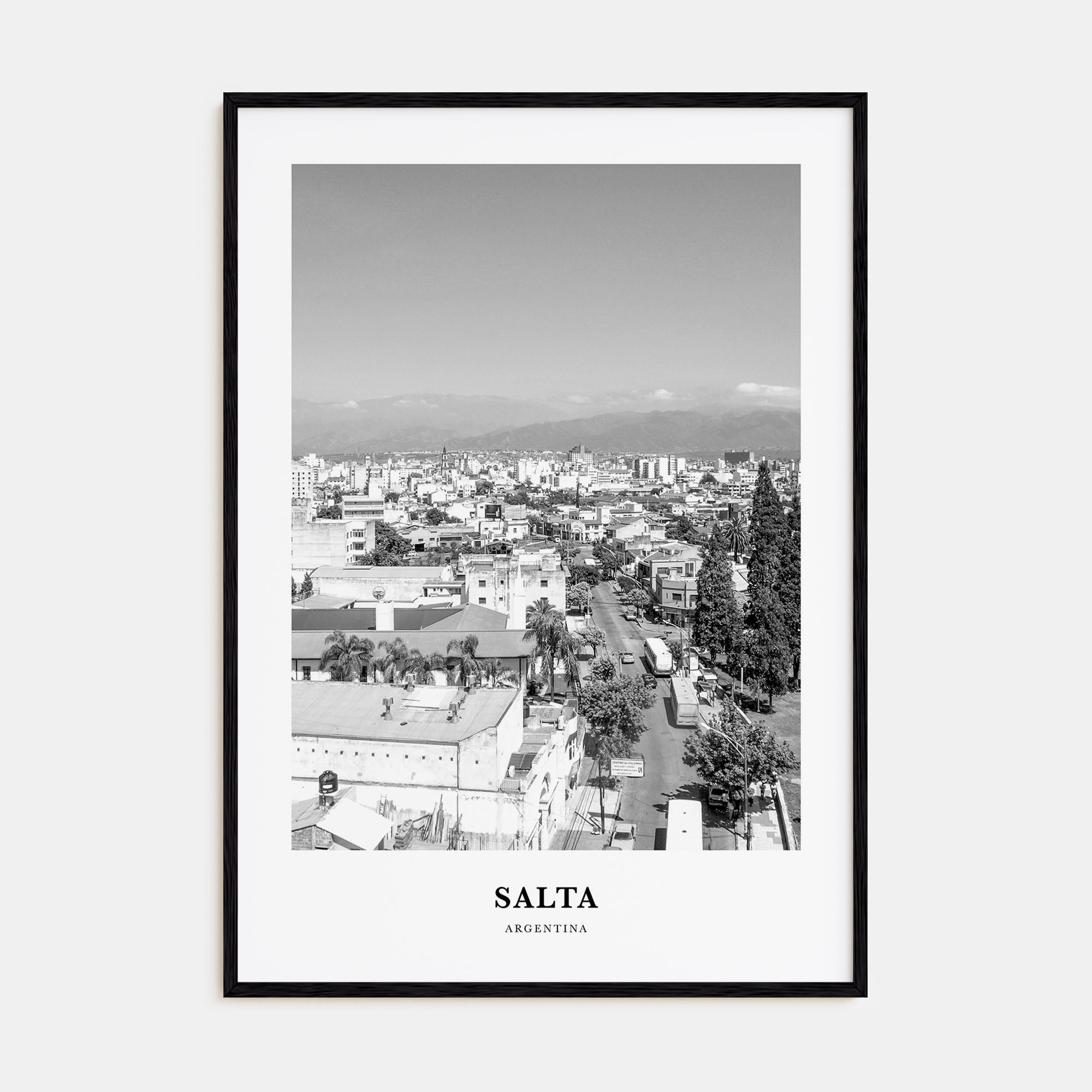 Salta Portrait B&W Poster