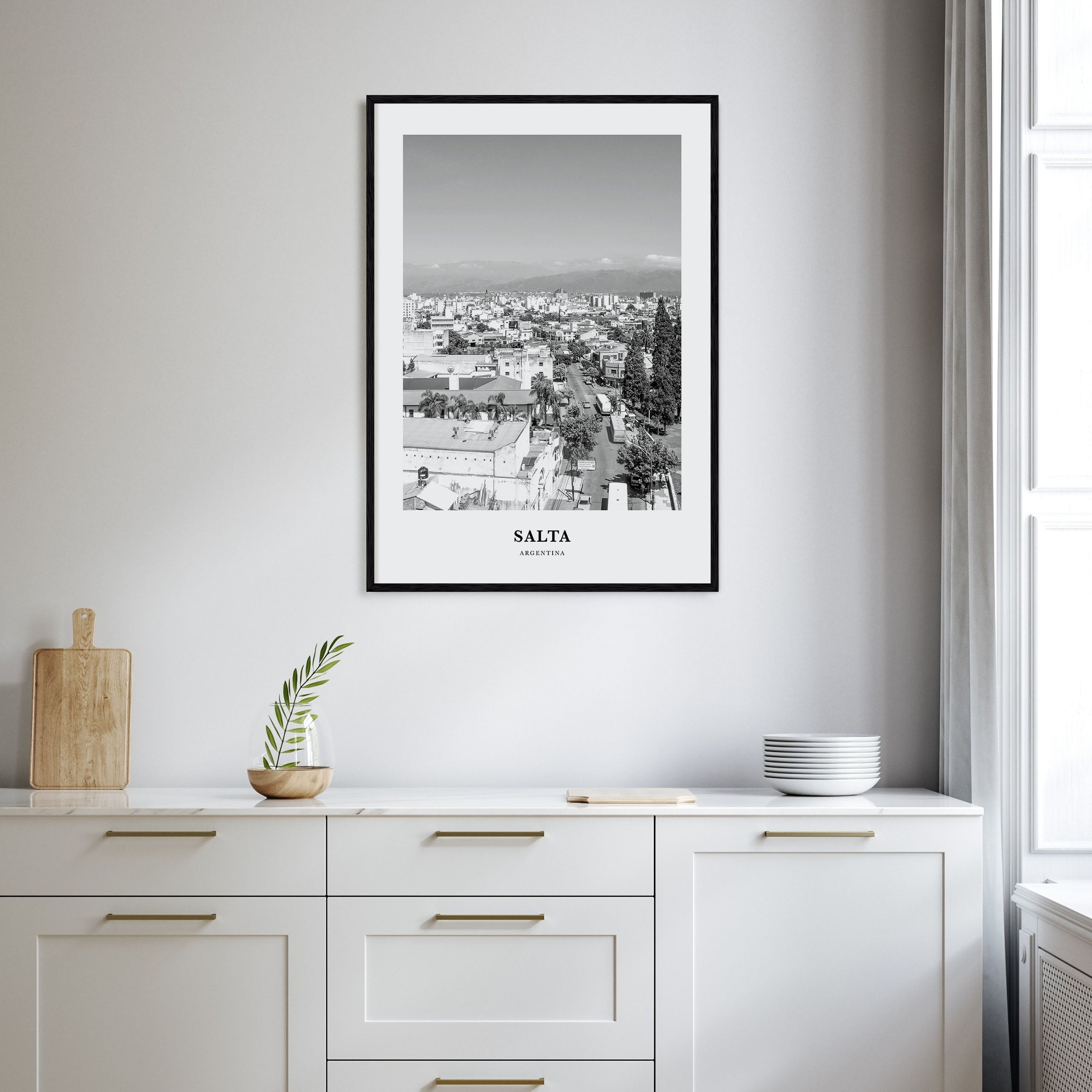 Salta Portrait B&W Poster