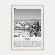 Salta Travel B&W Poster