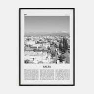 Salta Travel B&W Poster