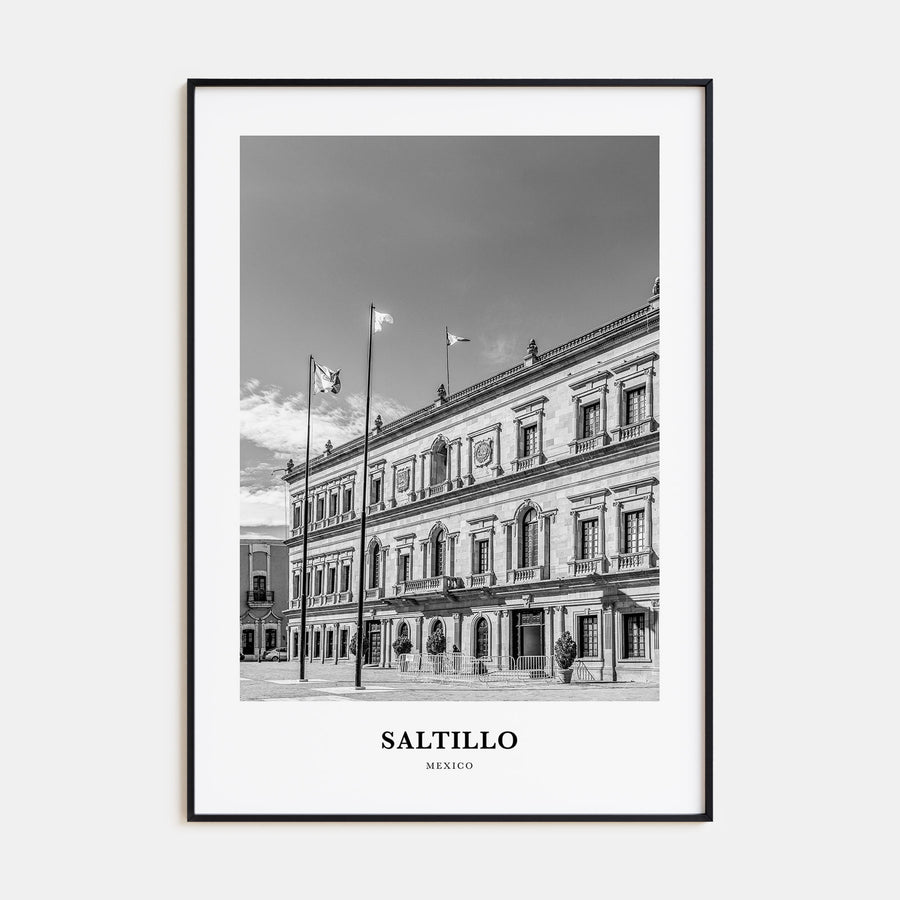 Saltillo Portrait B&W Poster