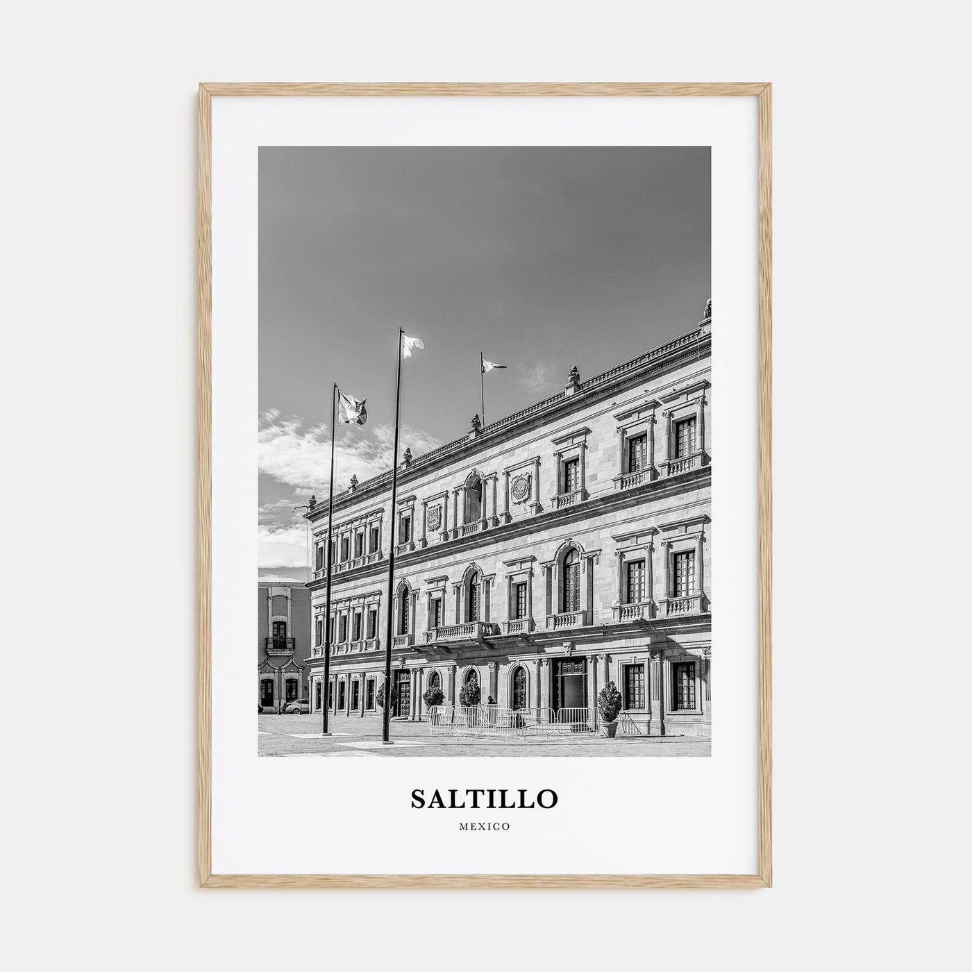 Saltillo Portrait B&W Poster
