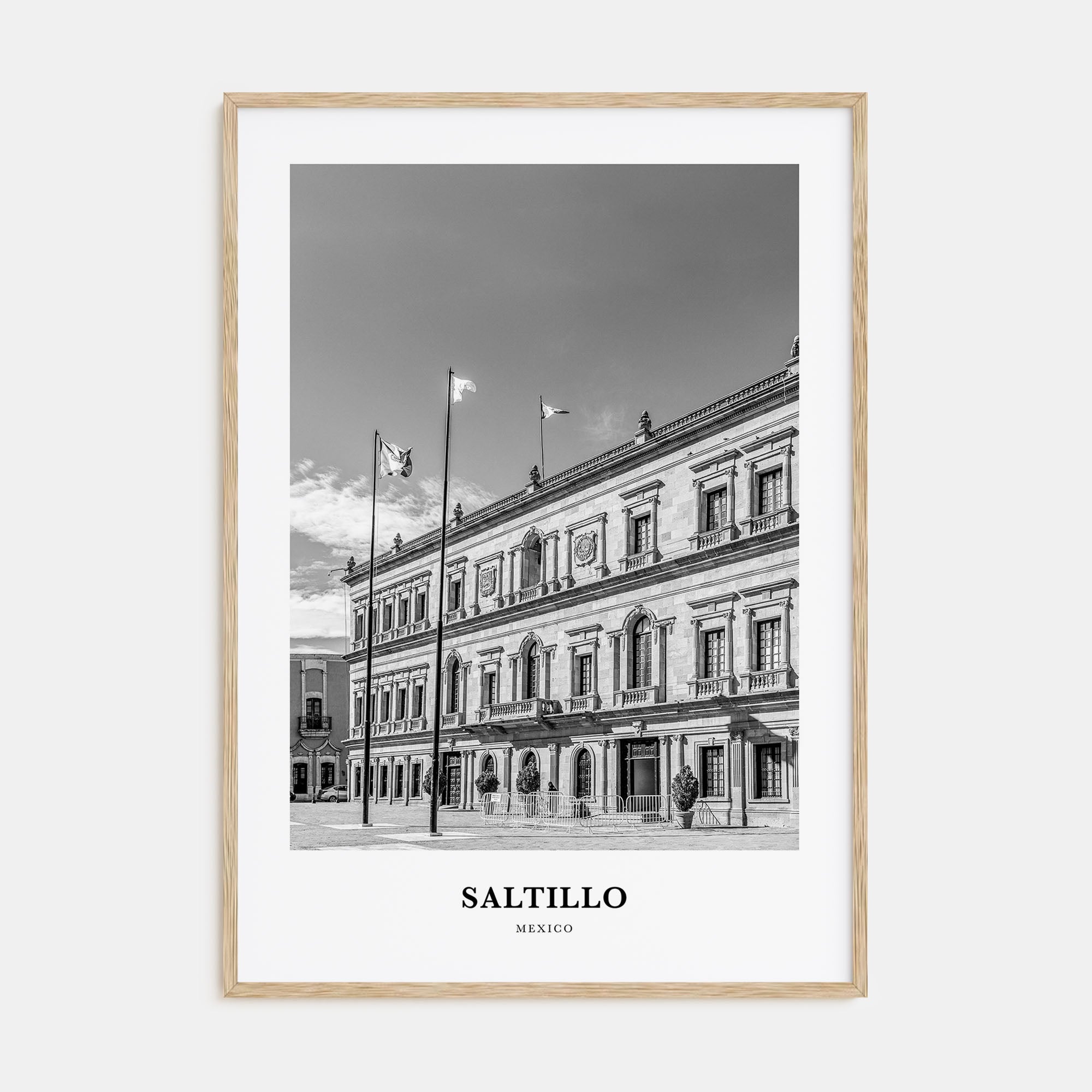 Saltillo Portrait B&W Poster