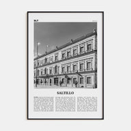 Saltillo Travel B&W Poster