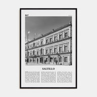 Saltillo Travel B&W Poster