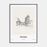 Salvador Drawn Poster