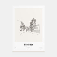 Salvador Drawn Poster