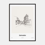 Salvador Drawn Poster