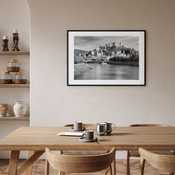 Salzburg Landscape B&W Poster