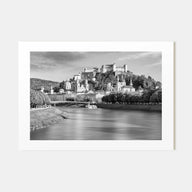 Salzburg Landscape B&W Poster