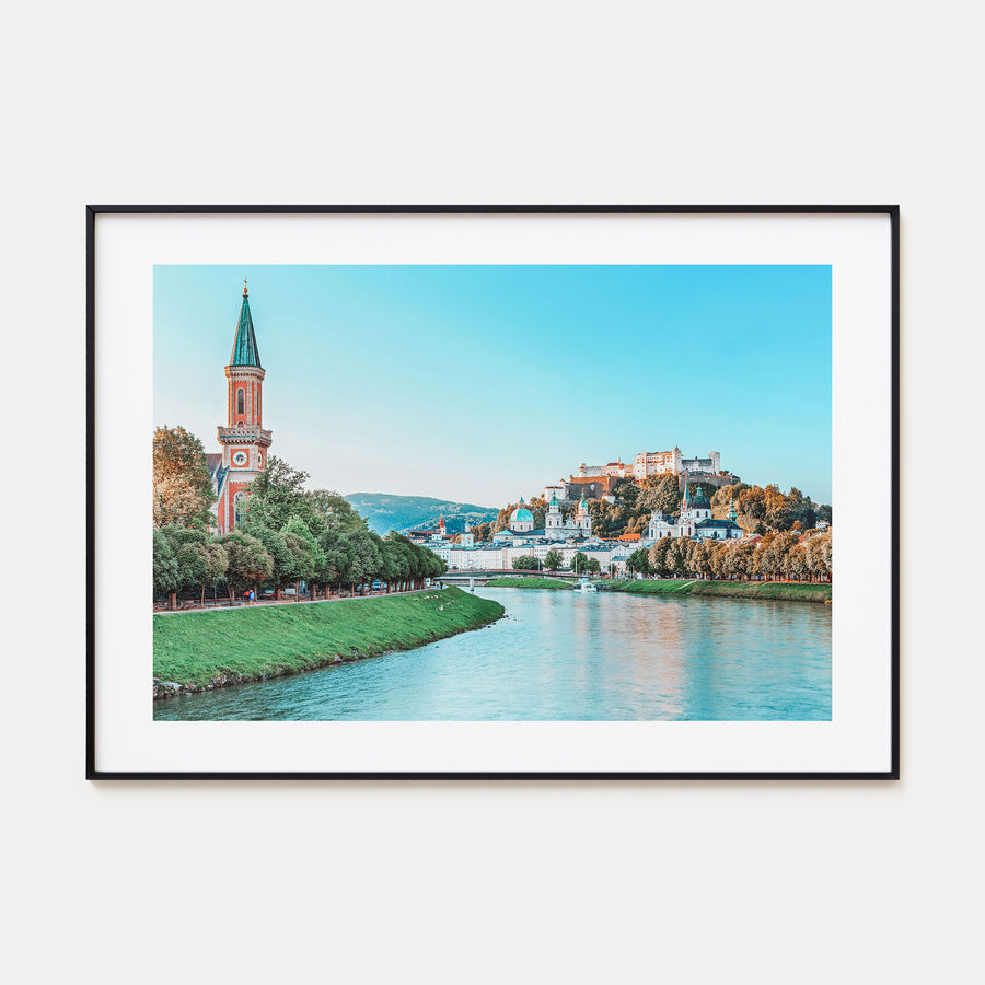 Salzburg Landscape Color Poster