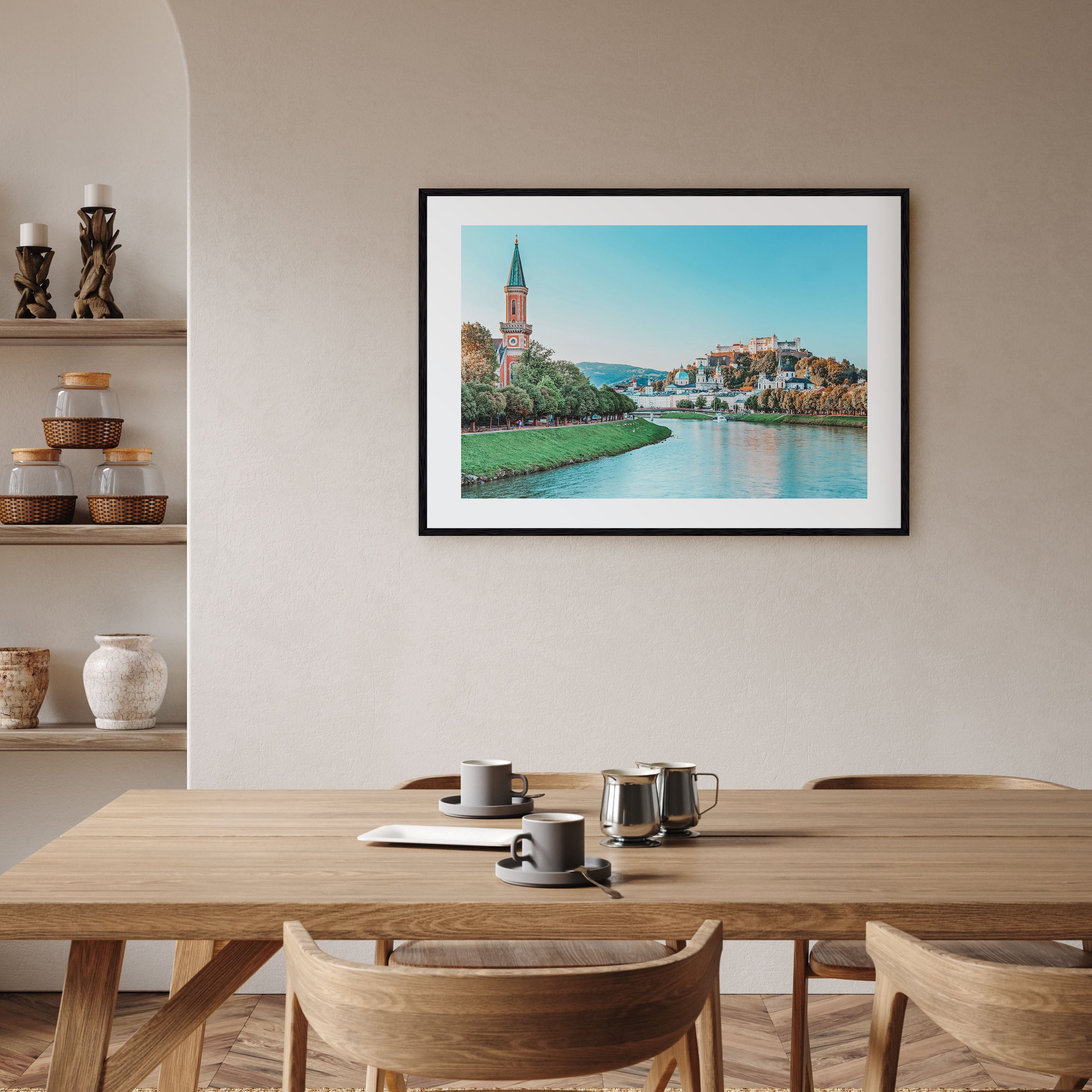 Salzburg Landscape Color Poster