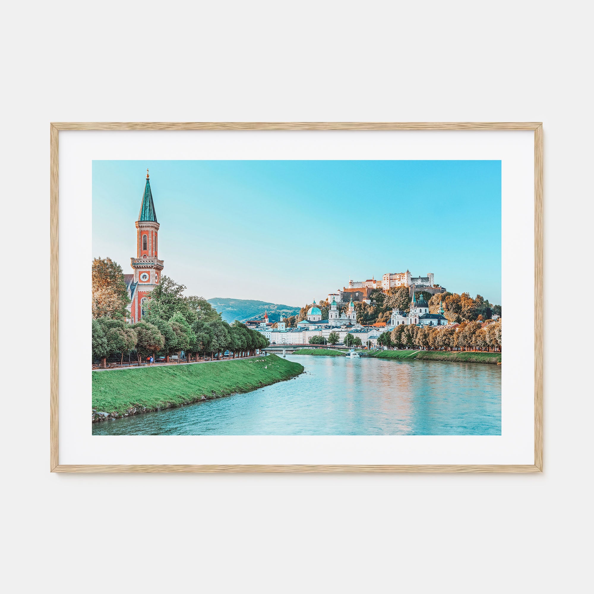 Salzburg Landscape Color Poster