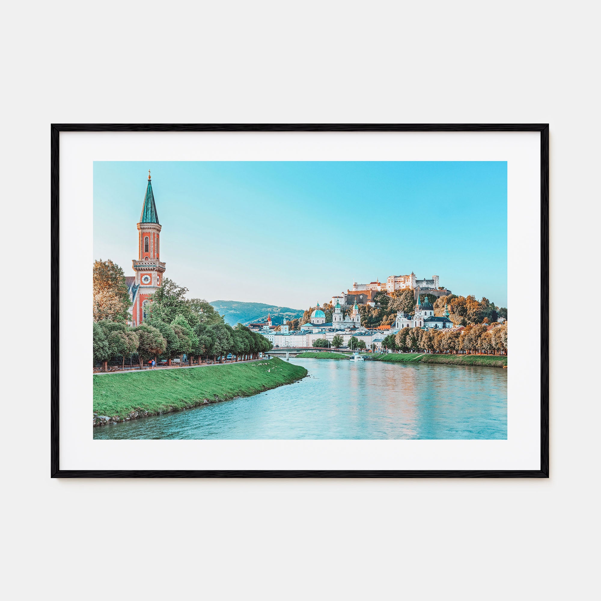 Salzburg Landscape Color Poster