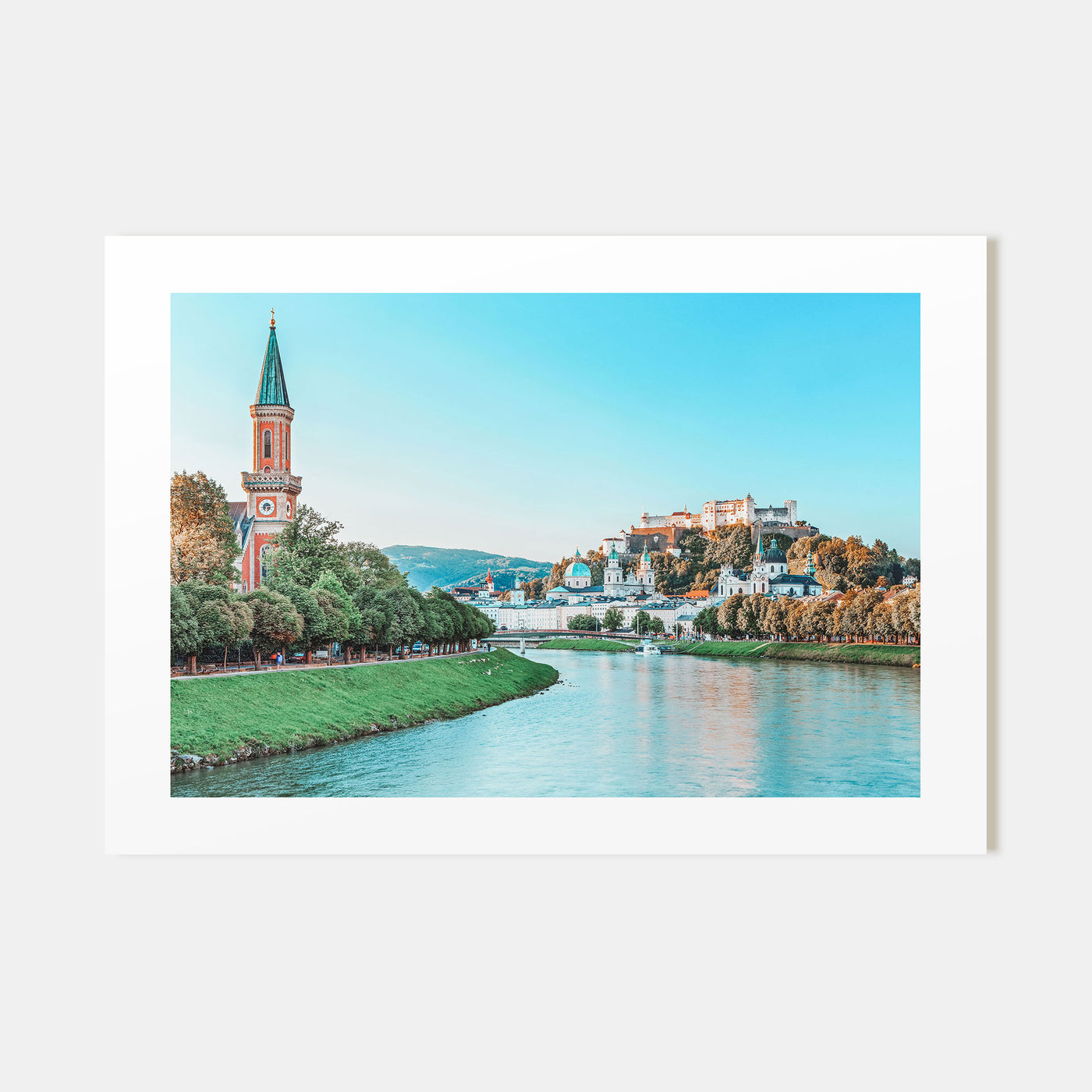 Salzburg Landscape Color Poster
