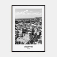 Salzburg Portrait B&W Poster