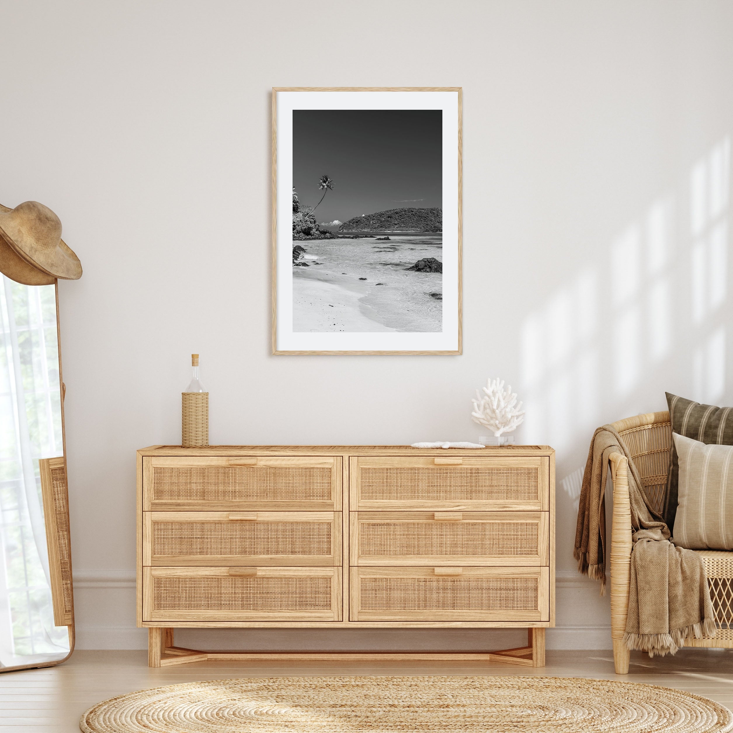 Samoa Photo B&W Poster