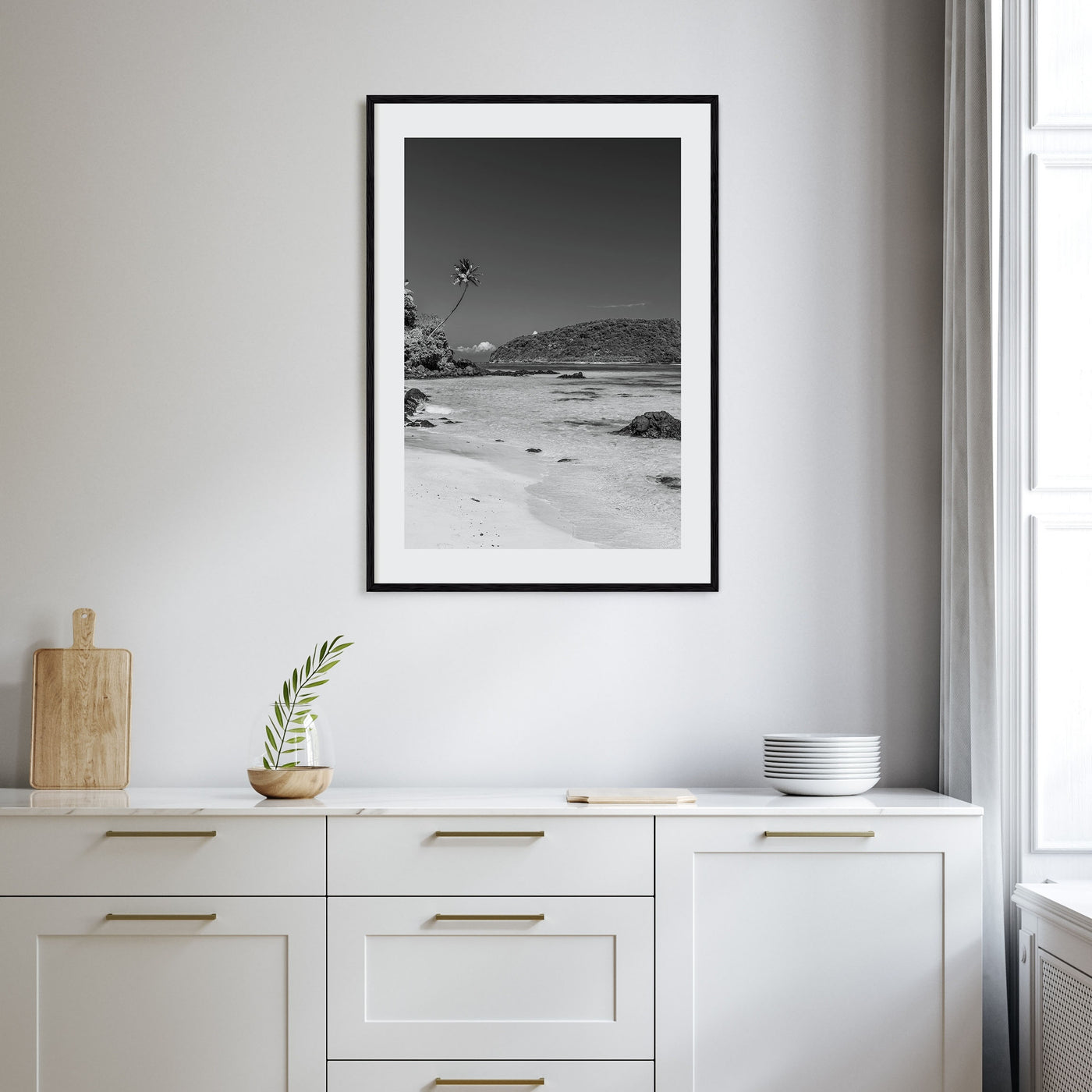 Samoa Photo B&W Poster