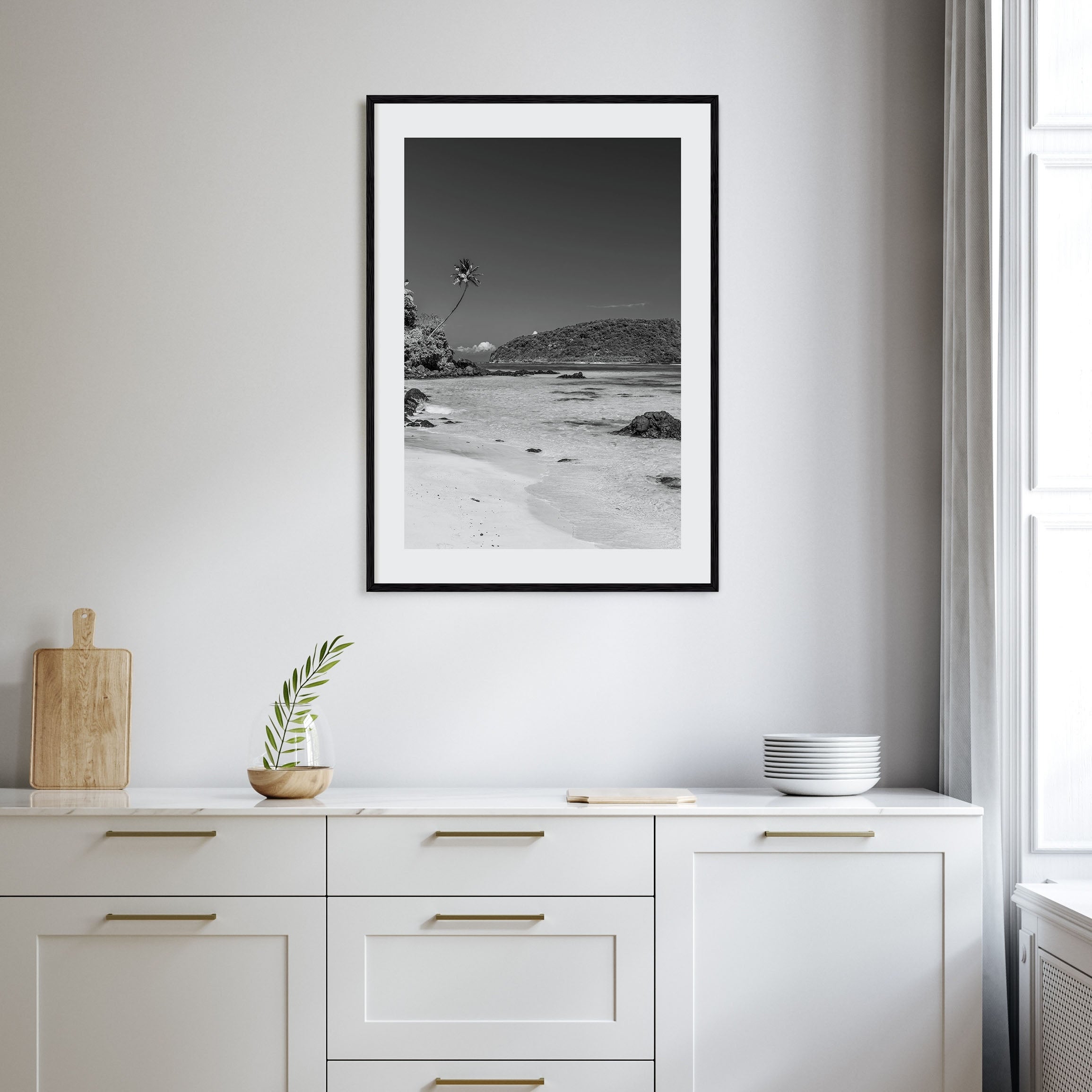 Samoa Photo B&W Poster