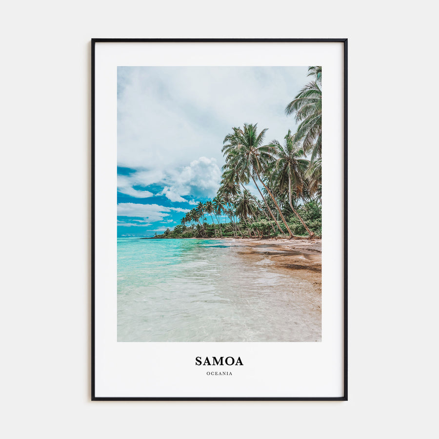 Samoa Portrait Color Poster