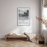 Samoa Travel B&W Poster