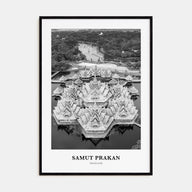 Samut Prakan Portrait B&W Poster