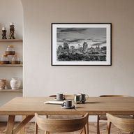 San Antonio Landscape B&W Poster