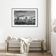 San Antonio Landscape B&W Poster