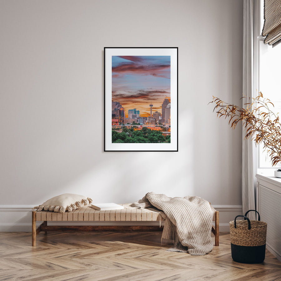 San Antonio Photo Color No 1 Poster