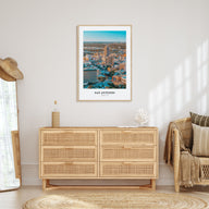 San Antonio Portrait Color Poster