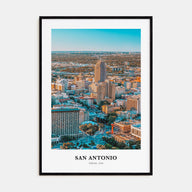 San Antonio Portrait Color Poster