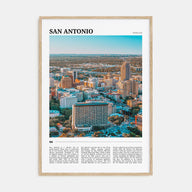 San Antonio Travel Color Poster