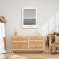 San Bernardino Portrait B&W Poster