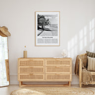 San Blas Islands Travel B&W Poster