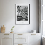 San Blas Portrait B&W Poster