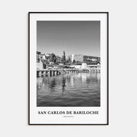 San Carlos de Bariloche Portrait B&W Poster