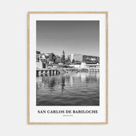 San Carlos de Bariloche Portrait B&W Poster