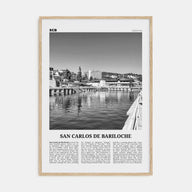 San Carlos de Bariloche Travel B&W Poster