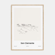 San Clemente Drawn Poster